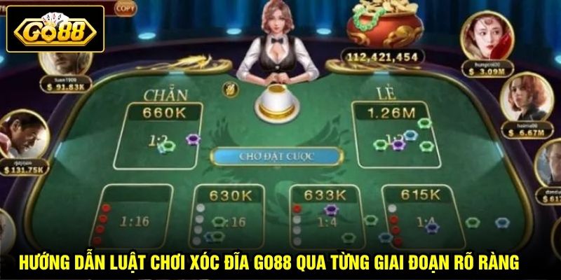 Xóc Đĩa GO88 - Chi Tiết Luật Chơi Và Kinh Nghiệm Thực Chiến 3 Hướng dẫn luật chơi xóc đĩa GO88 qua từng giai đoạn rõ ràng